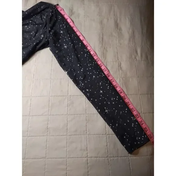 Nike Women's Small 3pc Bundle Sports Bras Star Print Top Black Silver Set - Picture 14 of 14